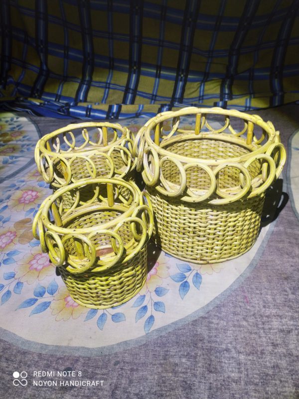 Handmade Jilapi Bamboo Planter – Available in Multiple Sizes - Image 4